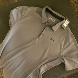 Under Armour Gray Polo Shirt for Versatile Style
